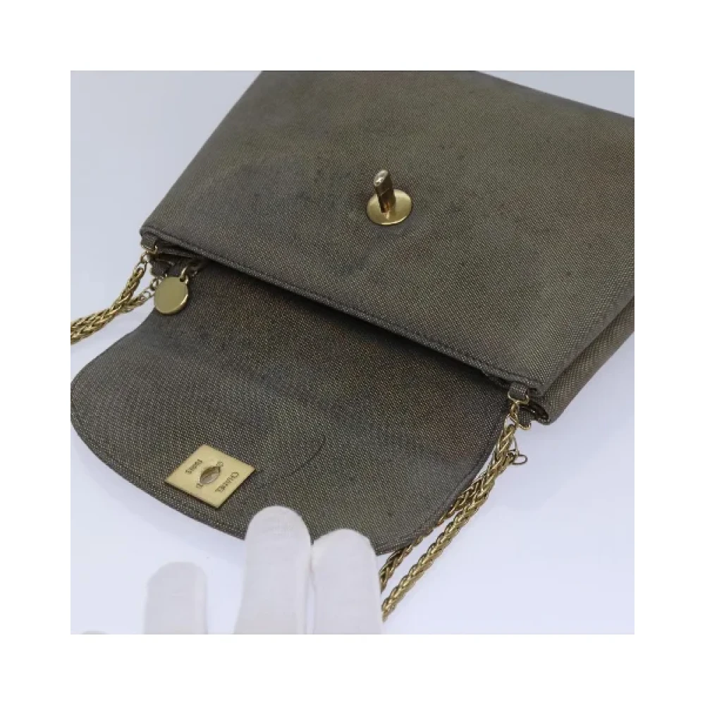 Chanel Vintage Pre-owned Suede chanel-bags Brown Dames