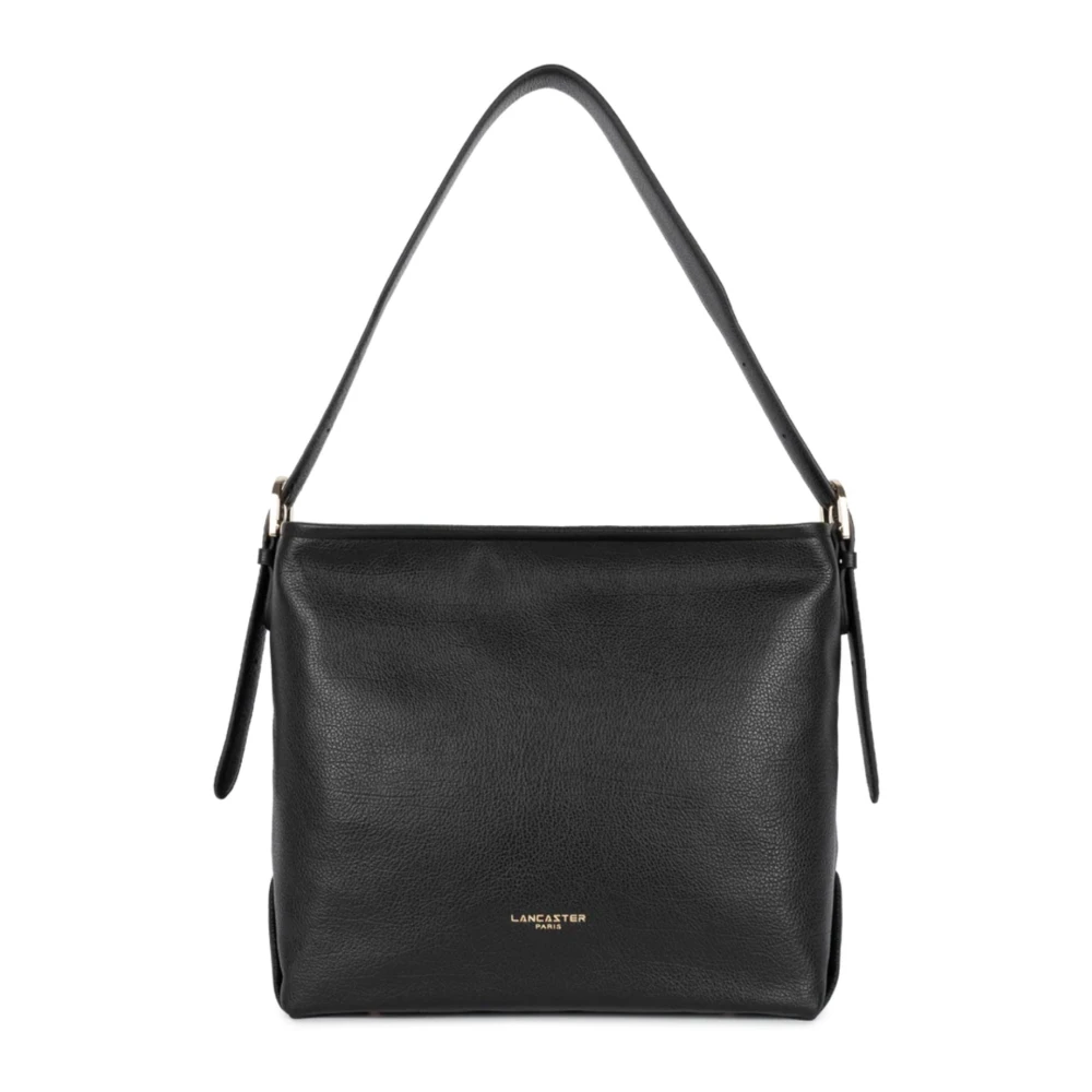 Lancaster Black Shoulder Bags, Female, One Size, Sac Seau Zippé Dune