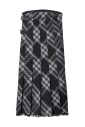 monochrome-check-midi-dress