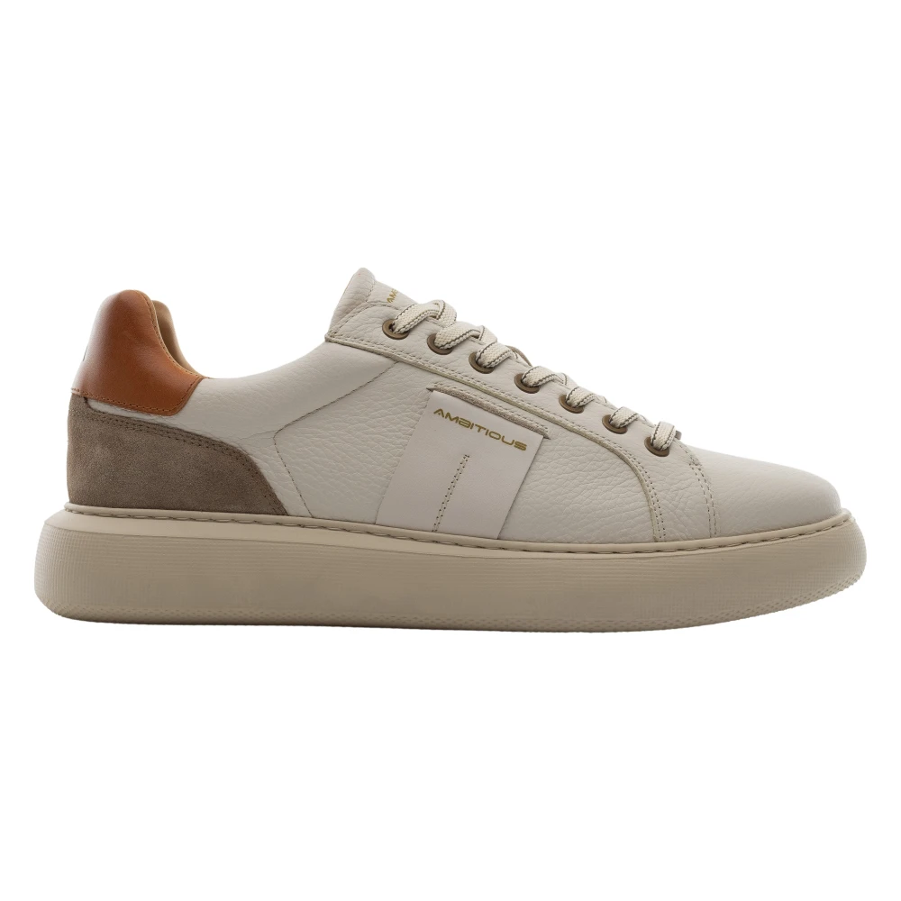 Ambitious Eclipse Logo Sneaker Heren Schoenen Beige
