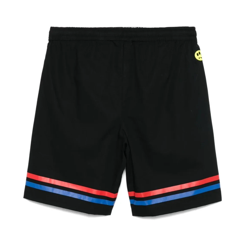Barrow Herr Svart Shorts I Trendig Stil