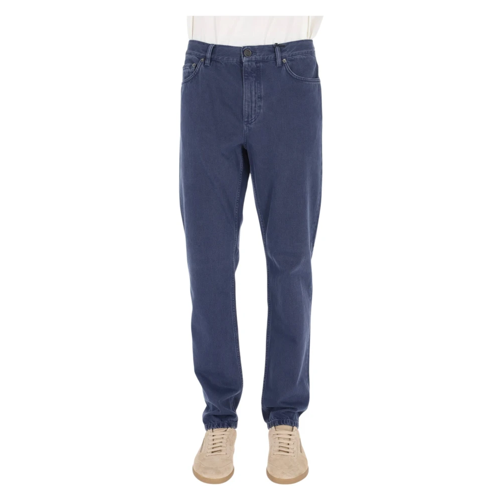 Zegna Men's Blue Slim Fit Jeans, W32, Slim-Fit Jeans