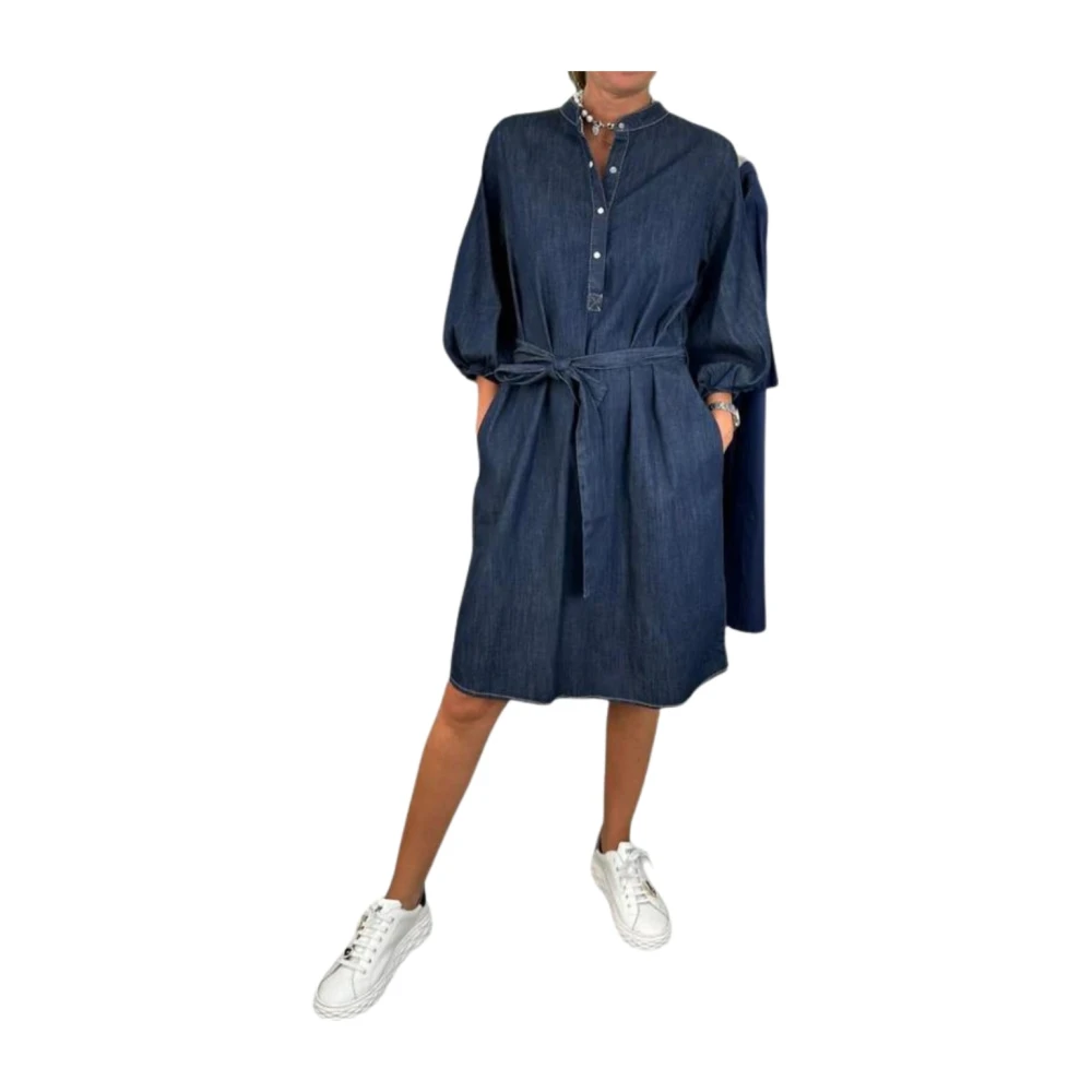 Marella Elegant Jader Jurk Blue Dames
