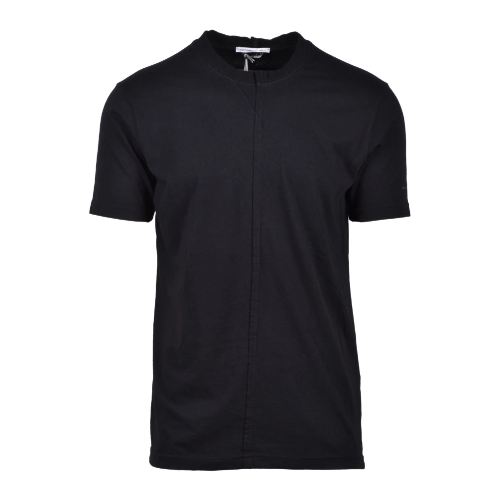 Daniele Alessandrini Grijze Katoenen T-shirt Black Heren