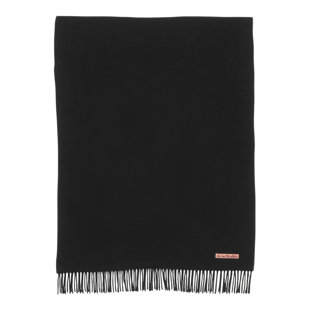 Acne Studios Moderne Sjaal in Stedelijke Stijl Black Heren