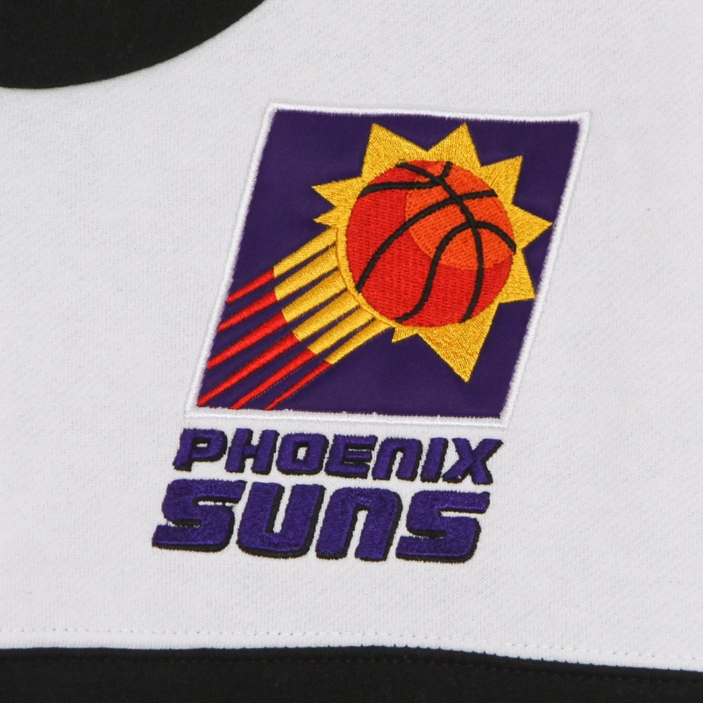 Mitchell & Ness NBA Fusion Fleece Hoodie Zwart Wit Multicolor Heren