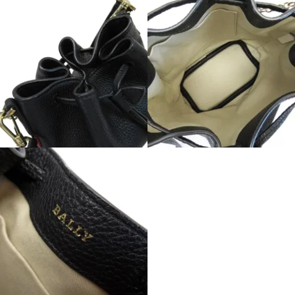 Bally Pre-owned Leather handbags Black Dames