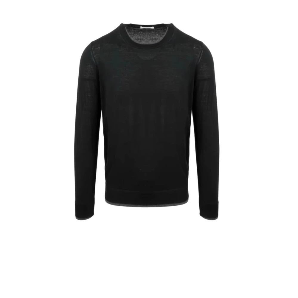 Paolo Pecora Zwarte Sweater Collectie Black Heren