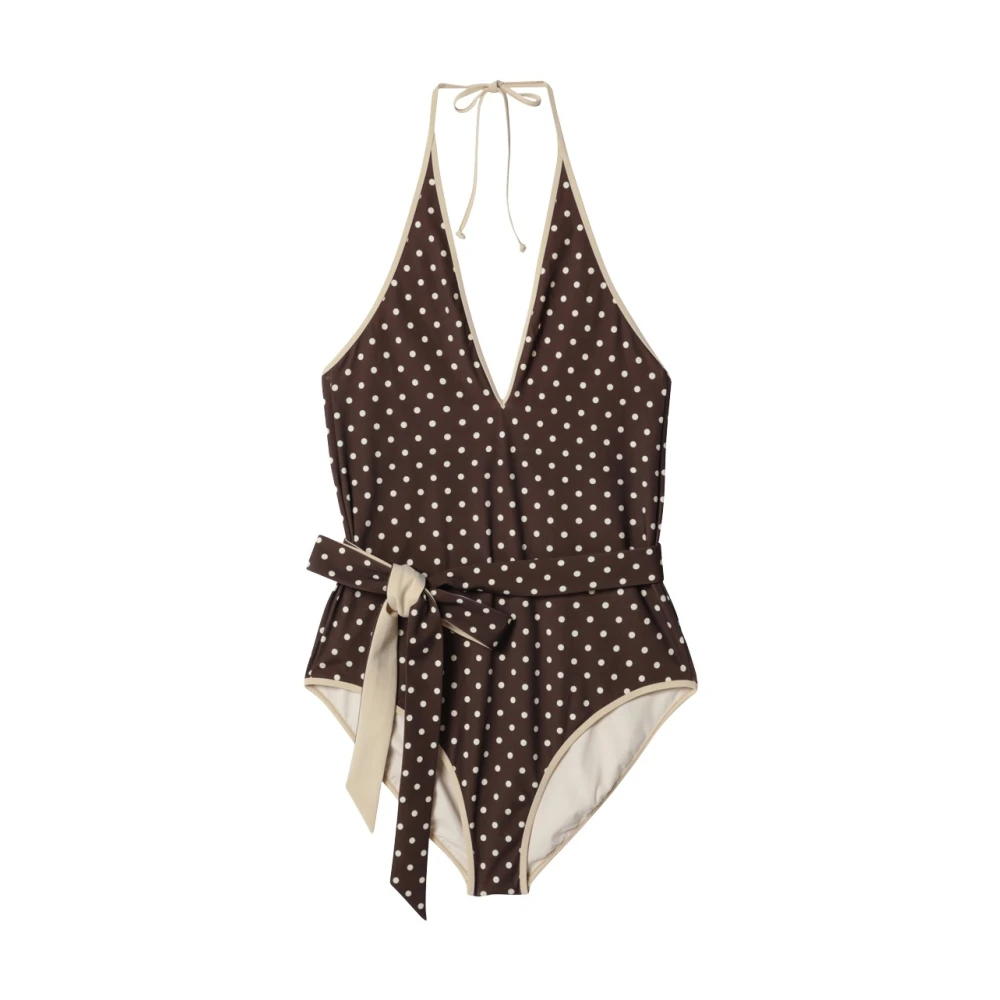 Valentino Garavani Women's Brown Sea Clothing - Swimsuits - M - Swimwear