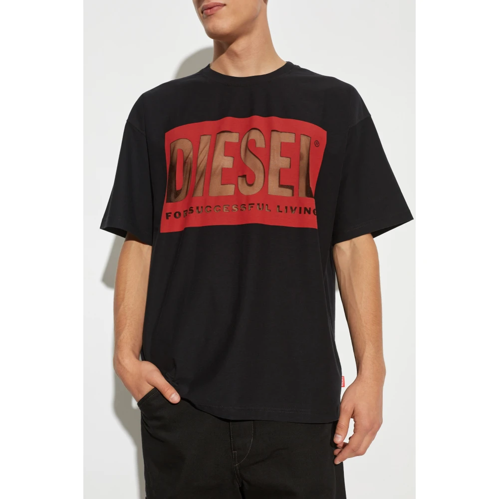 Diesel T-shirt T-Boxt-S4 Black Heren