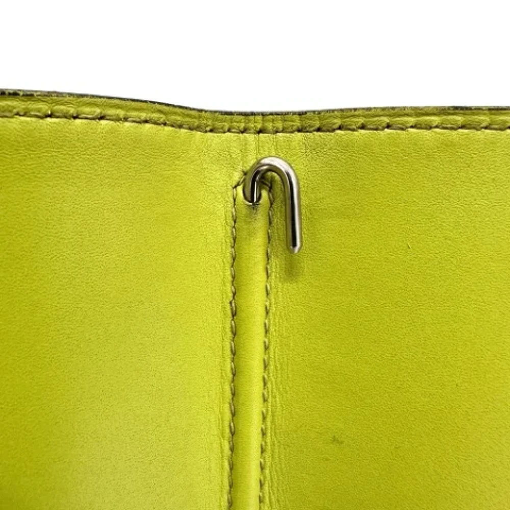 Hermès Vintage Pre-owned Leather wallets Green Dames