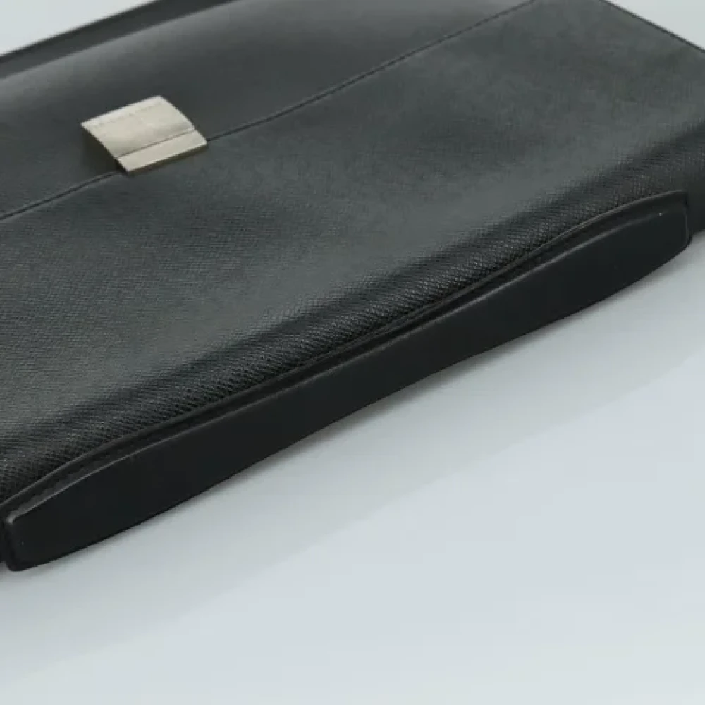 Louis Vuitton Vintage Pre-owned Leather briefcases Black Dames