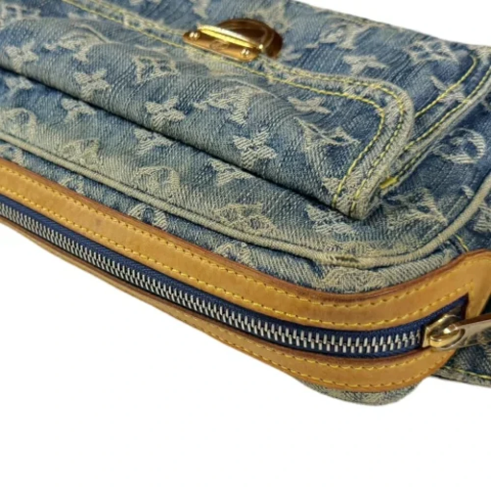 Louis Vuitton Vintage Pre-owned Denim louis-vuitton-bags Blue Dames