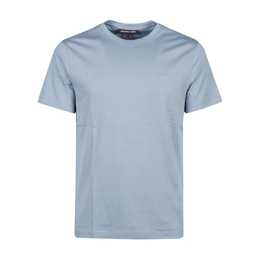 Michael Kors Chambray T-Shirt Blue Heren