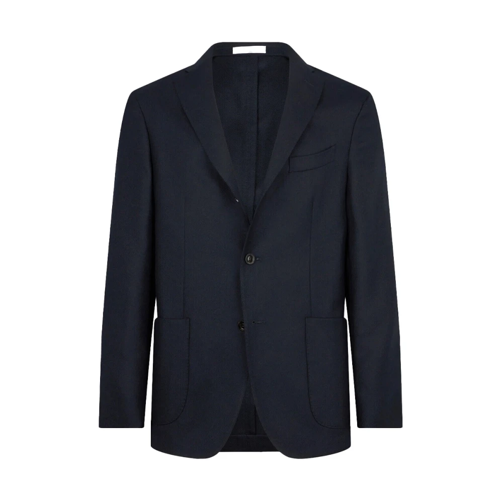 Boglioli Heren Wol Four Season Blazer Black Heren