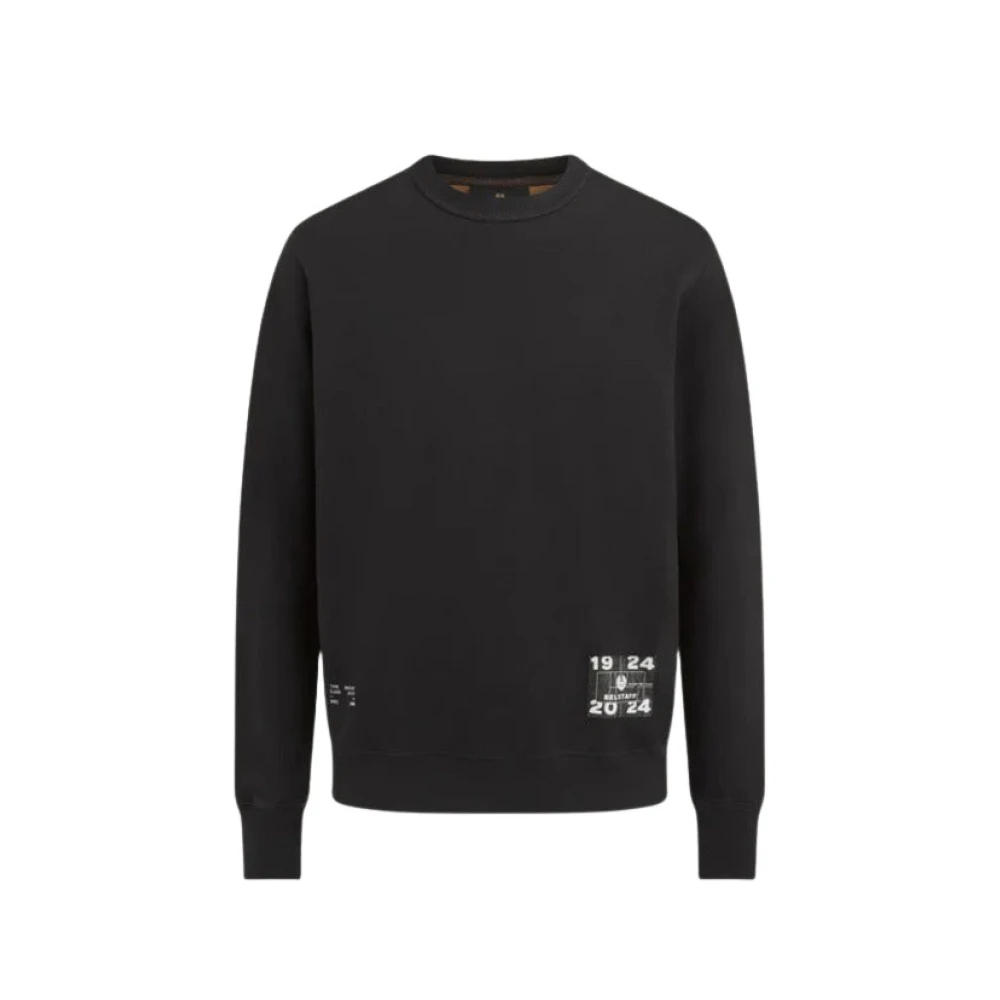 Belstaff Centenary Applique Sweatshirt Black Heren