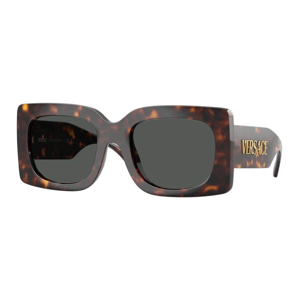 Versace Women's Brown Sunglasses,, Stylish Sunglasses In Black Shade Medium