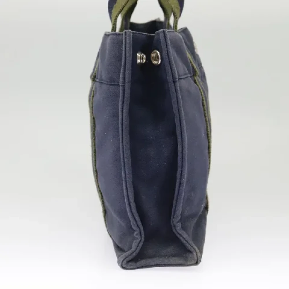 Hermès Vintage Pre-owned Canvas totes Blue Dames