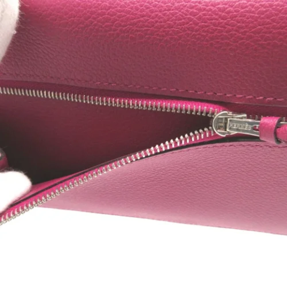 Hermès Vintage Pre-owned Leather wallets Pink Dames