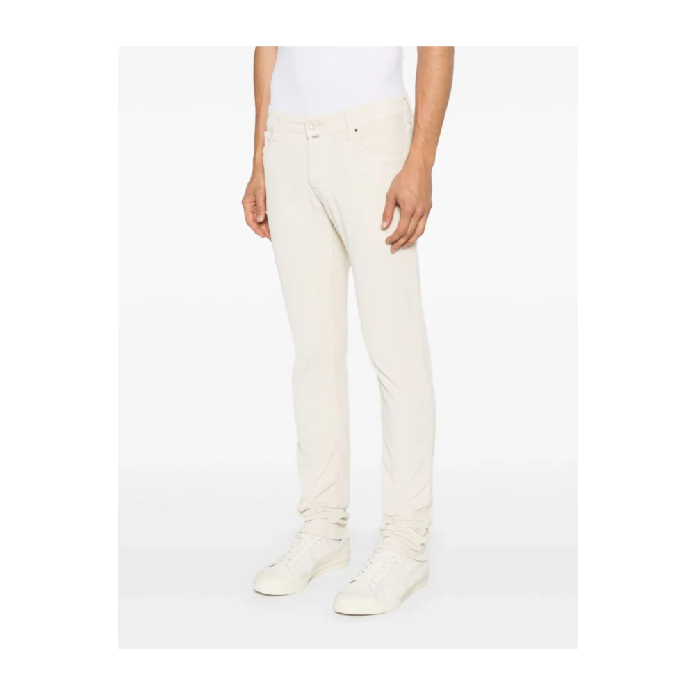 Jacob Cohën Sage Green Corduroy Broek Green Heren