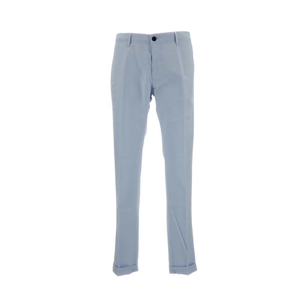 Incotex Mannelijk Blauw Broeken Heren, W32, Katoen, Chino Broeken