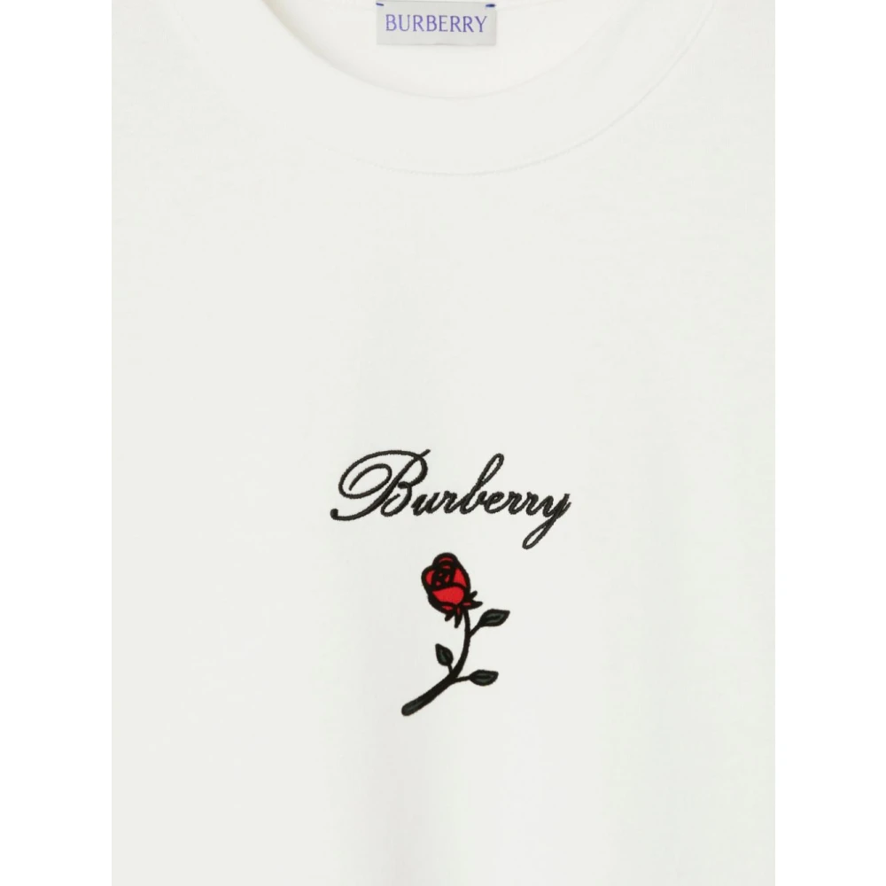 Burberry Stijlvolle Sweaters Collectie White Dames