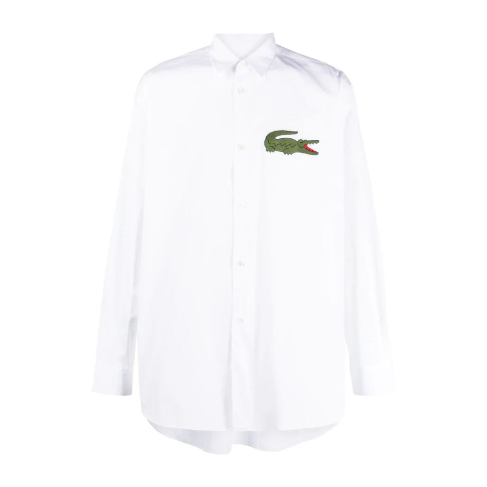 Comme des Garçons Logo Patch Shirt White Heren