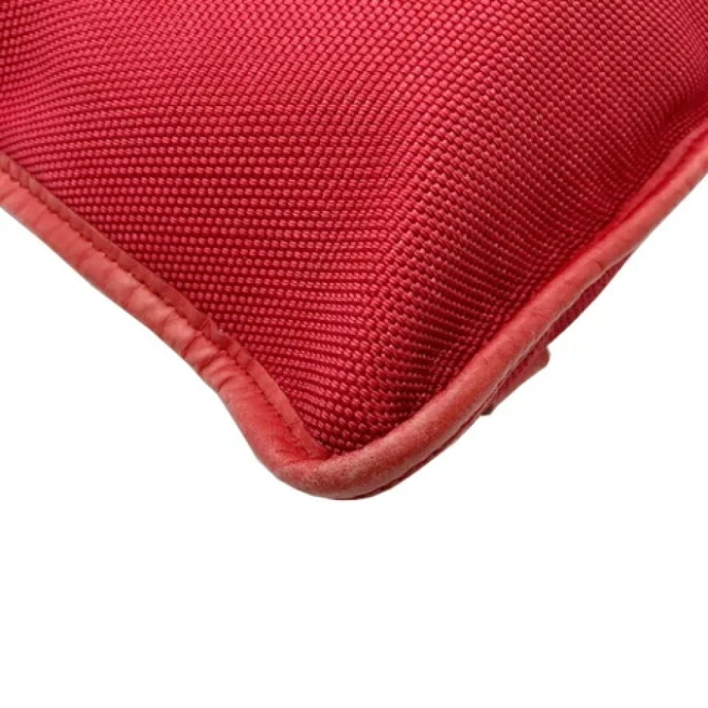 Bally Pre-owned Canvas shoulder-bags Red Dames