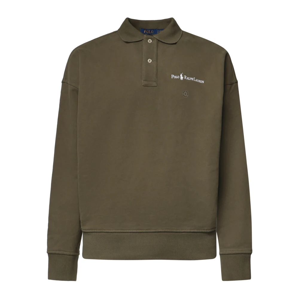 Polo Ralph Lauren Uomo Verde Felpe, L, New,