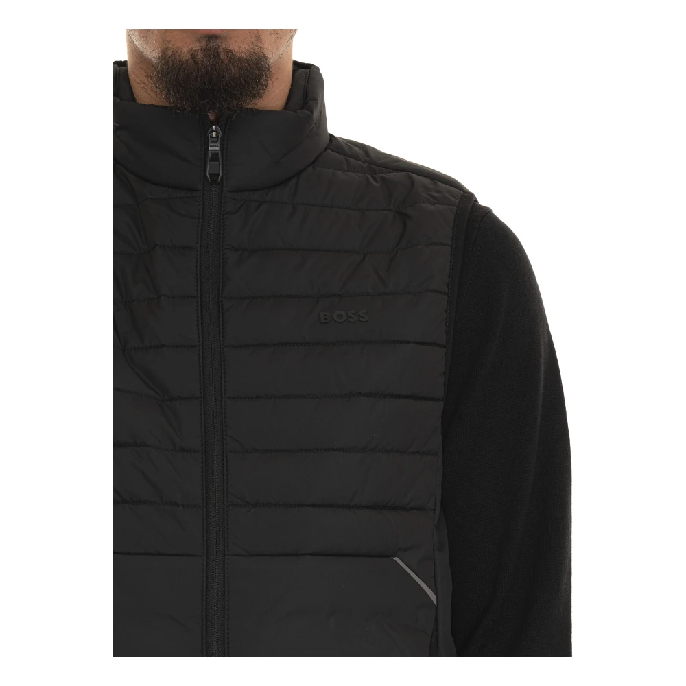 Boss Winter Pufferjas voor Mannen Black Heren