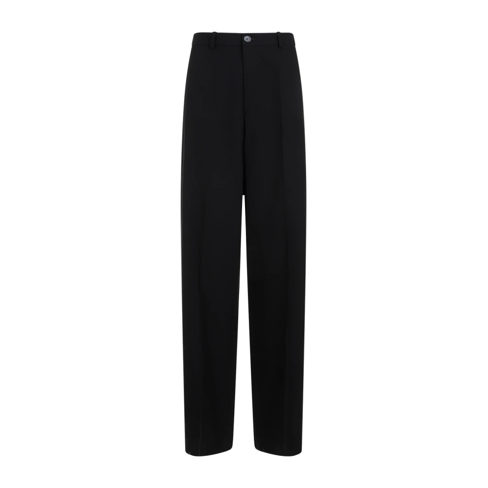 Balenciaga Zwarte wollen broek Aw23 Black Heren