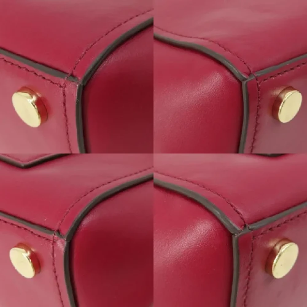 Michael Kors Pre-owned Leather handbags Red Dames