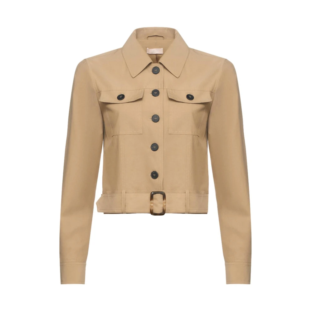 Liu Jo Mujer Beige Chaquetas, Talla: L