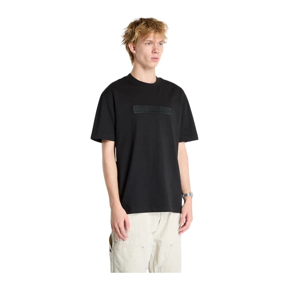 Calvin Klein Jeans Heren Geborduurd T-shirt Black Heren