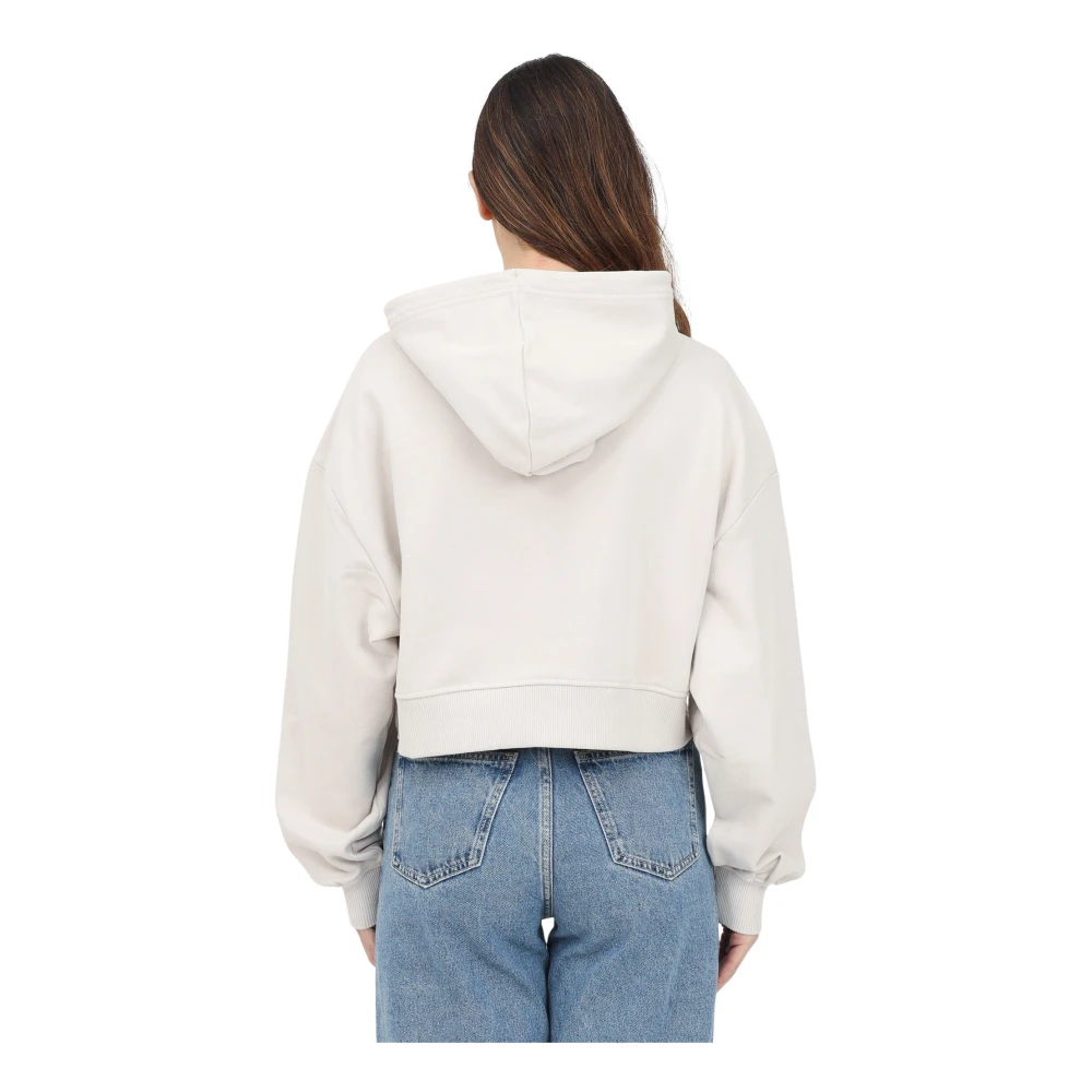 Calvin Klein Jeans Beige Hoodie Sweater Casual Stijl Beige Dames