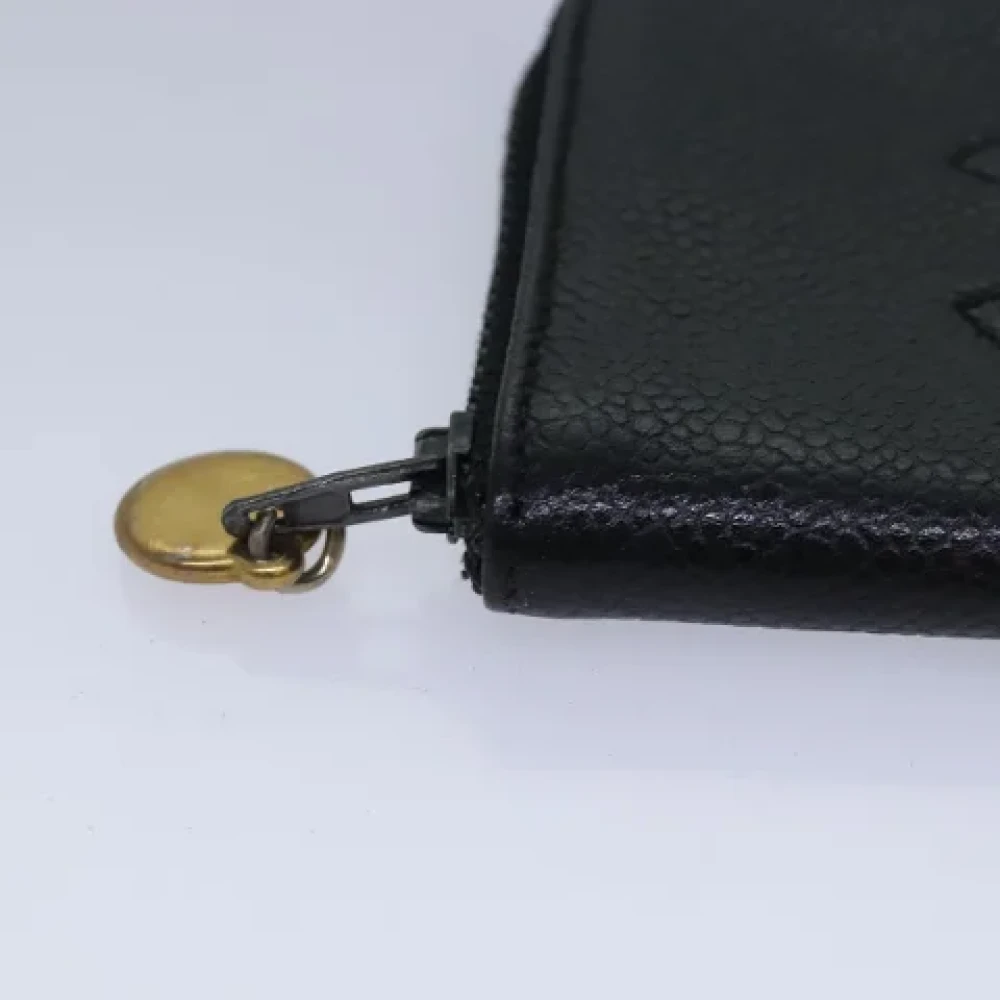 Chanel Vintage Pre-owned Leather key-holders Black Dames