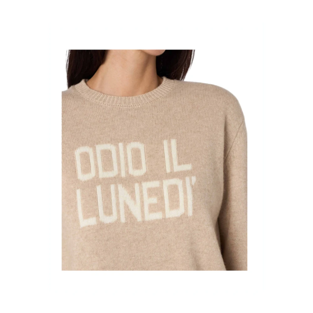 MC2 Saint Barth Beige Sweater New Queen Collection Beige Dames
