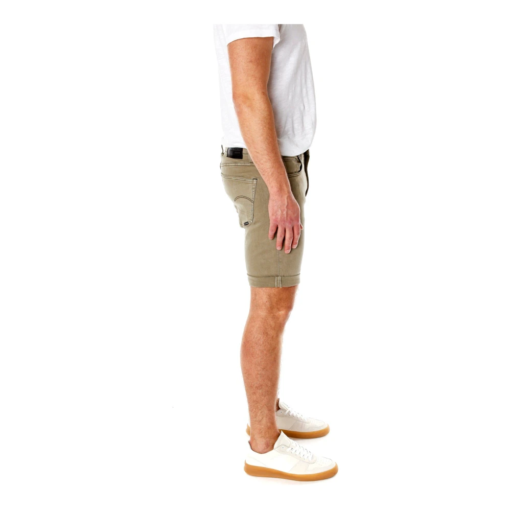 G-Star Slim Denim Shorts Green Heren