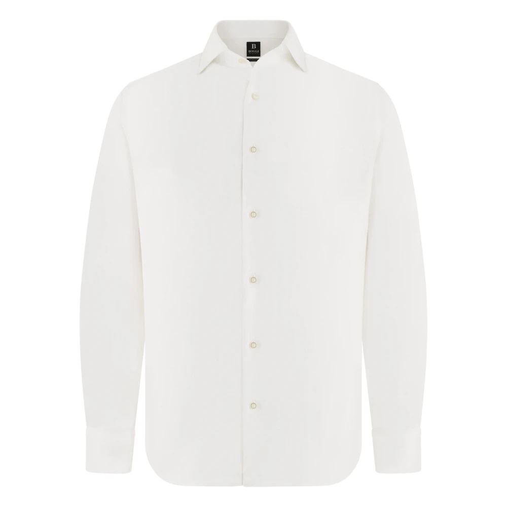 Boggi Milano Hombre Blanco Camisas, Talla: M