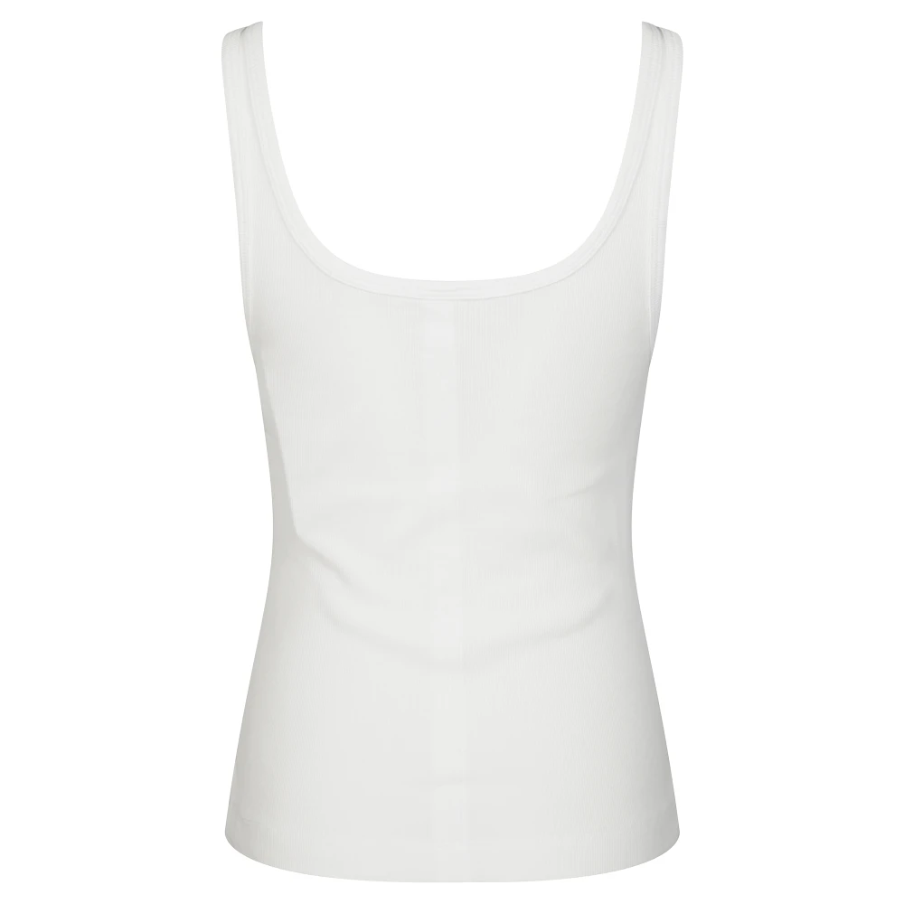 MM6 Maison Margiela Hook-Eye Tank White Dames