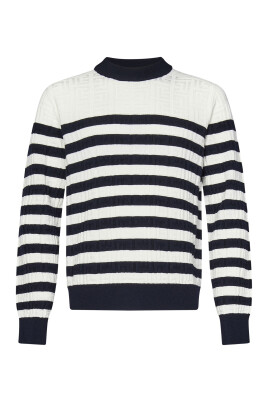 pull-a-col-rond-a-rayures-et-monogramme