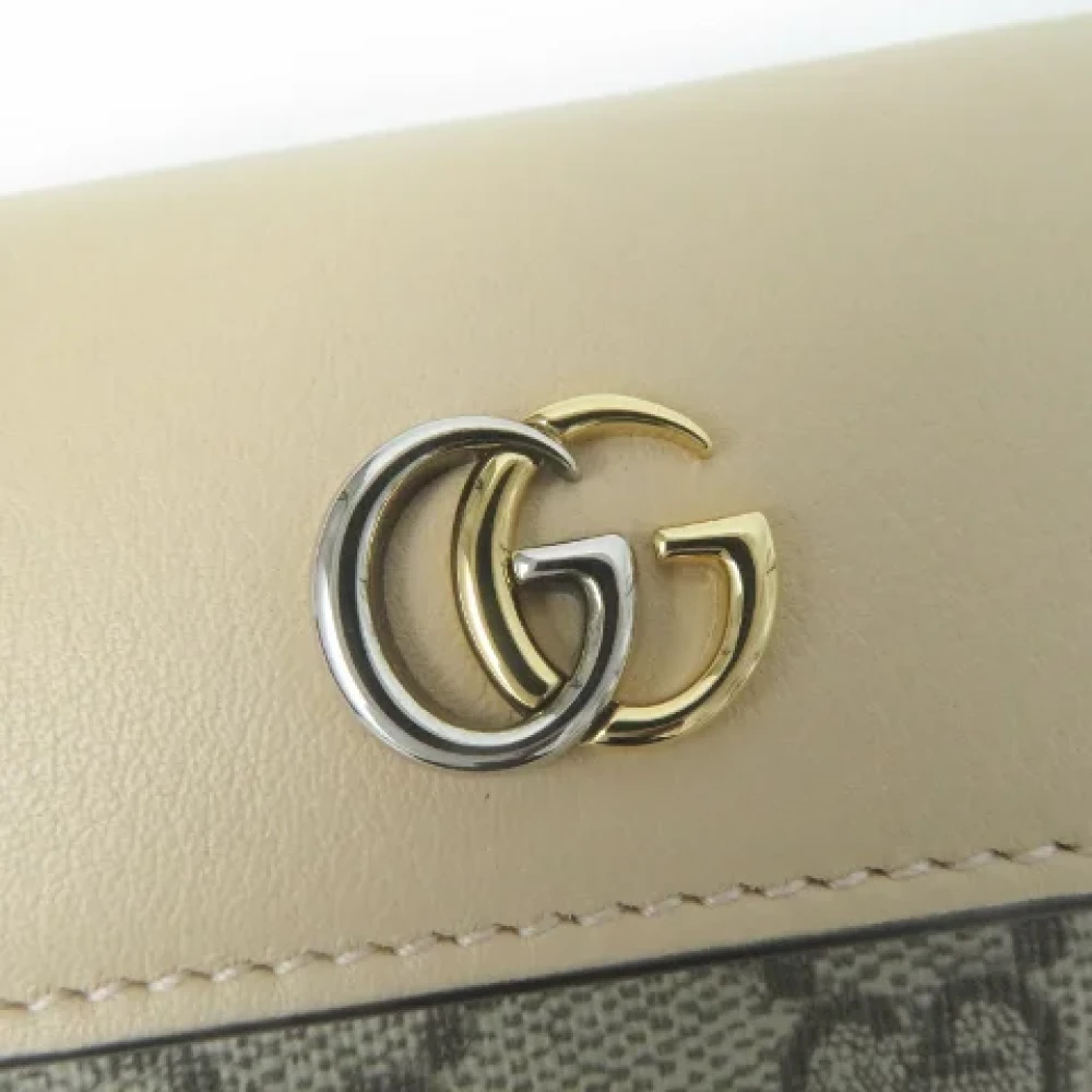 Gucci Vintage Pre-owned Canvas key-holders Beige Dames