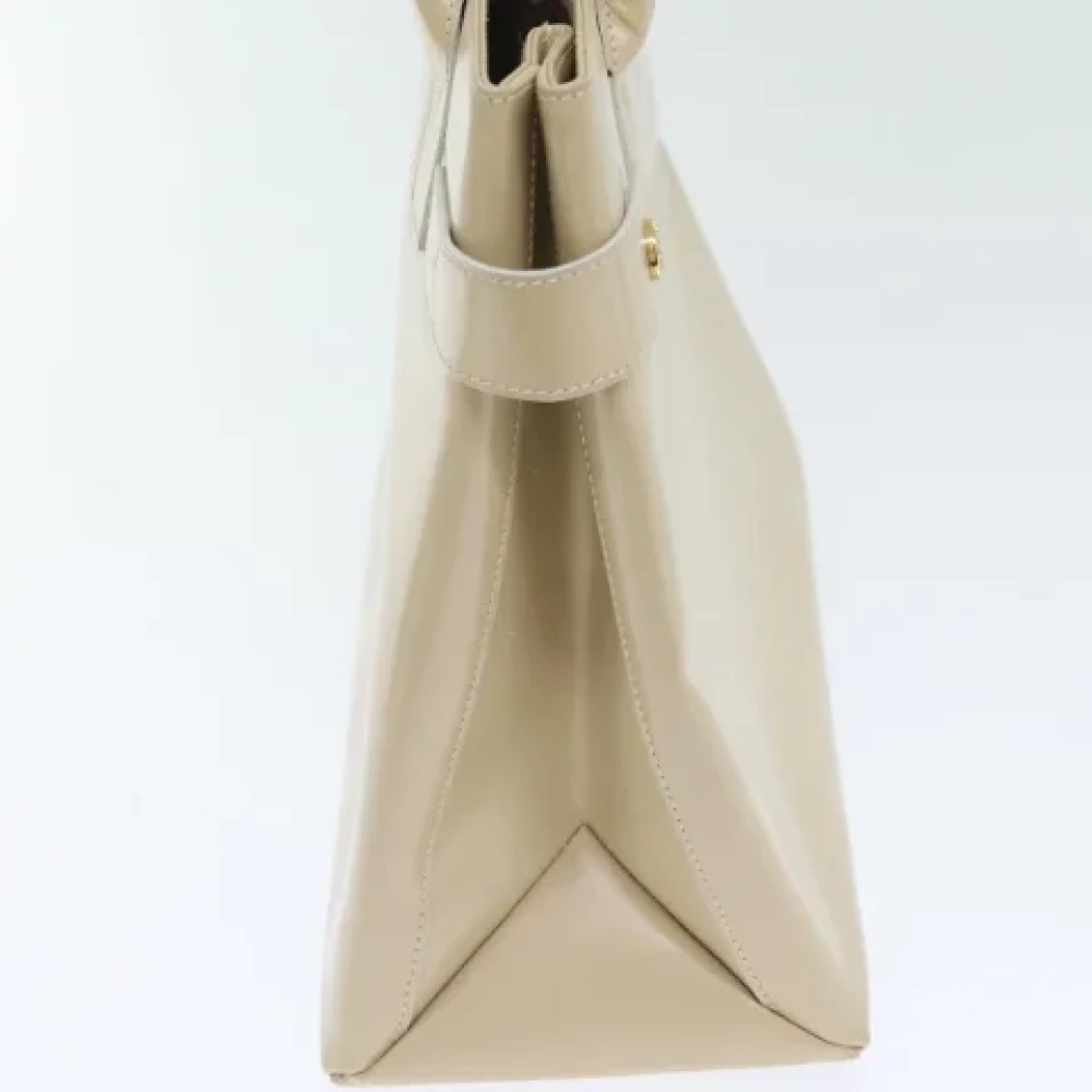 Gucci Vintage Pre-owned Leather handbags Beige Dames