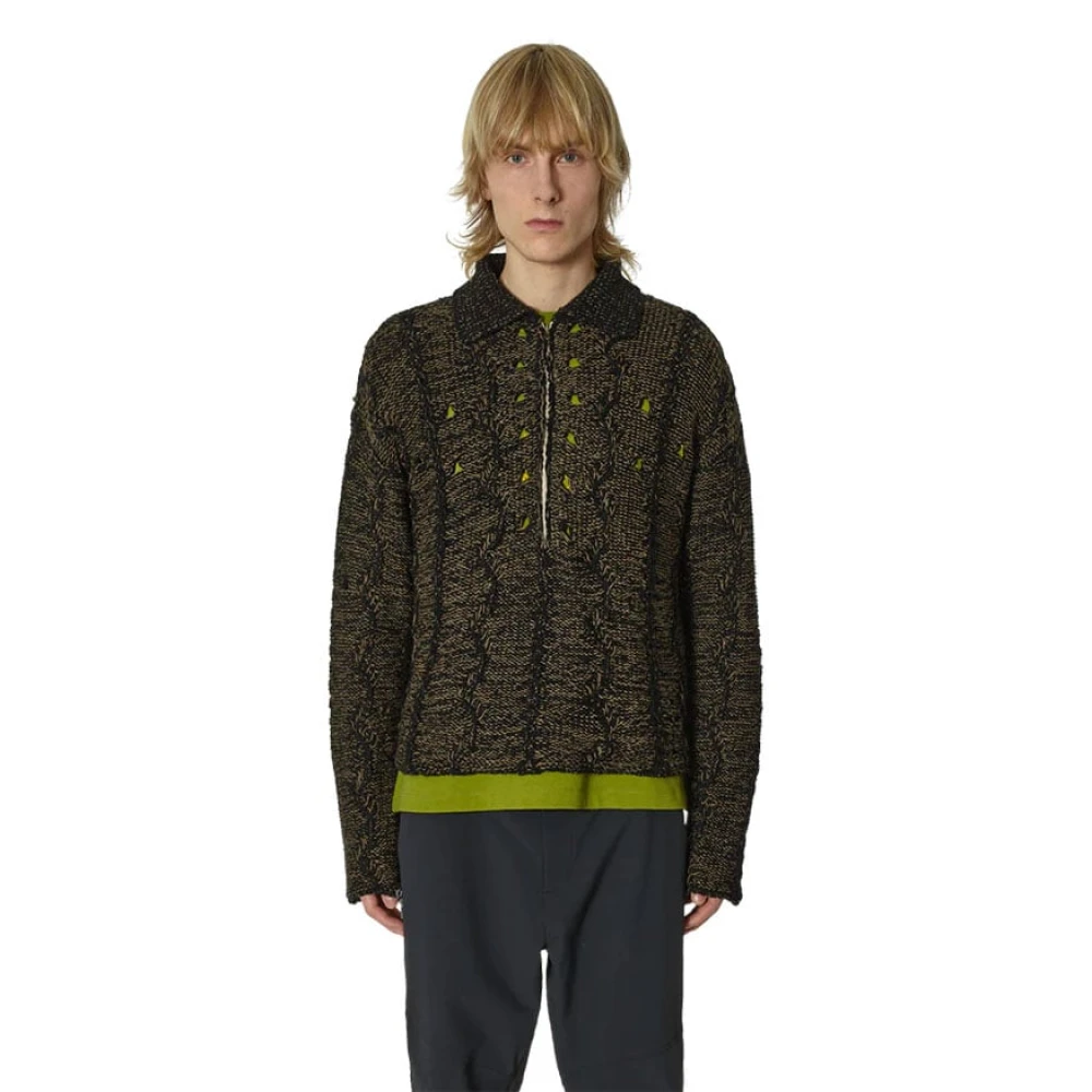 ROA Bruine Kabeltrui Brown Heren