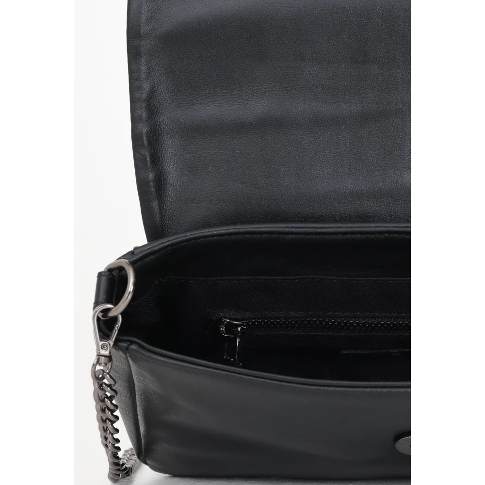 Marc Ellis Zwarte schoudertas Aspen M stijl Black Dames