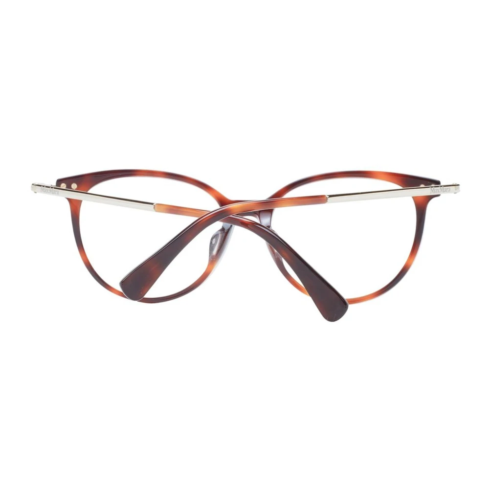 Max Mara Bruine Ronde Optische Monturen voor Vrouwen Brown Dames