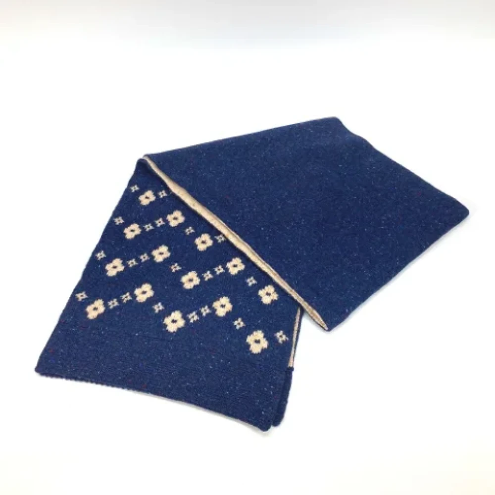 Louis Vuitton Vintage Pre-owned Fabric scarves Blue Dames