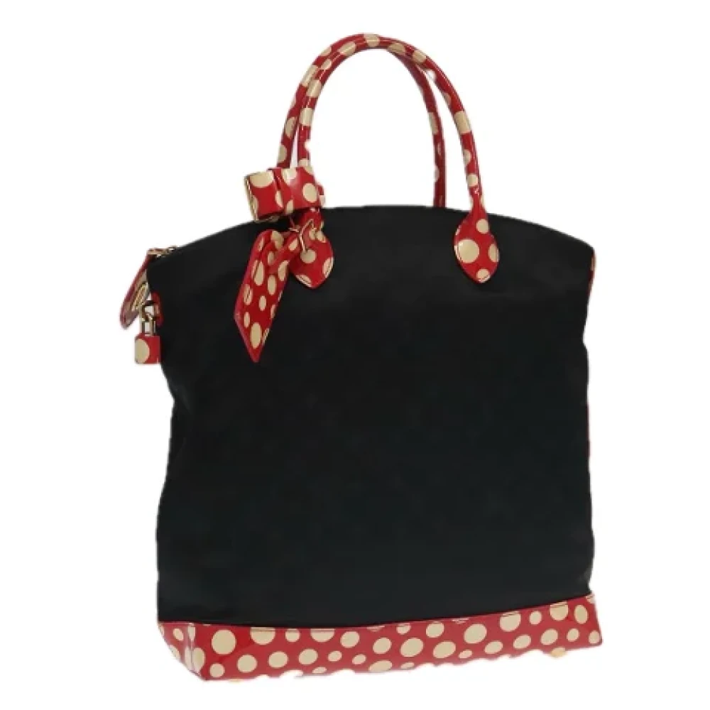 Louis Vuitton Vintage Pre-owned Nylon handbags Black Dames