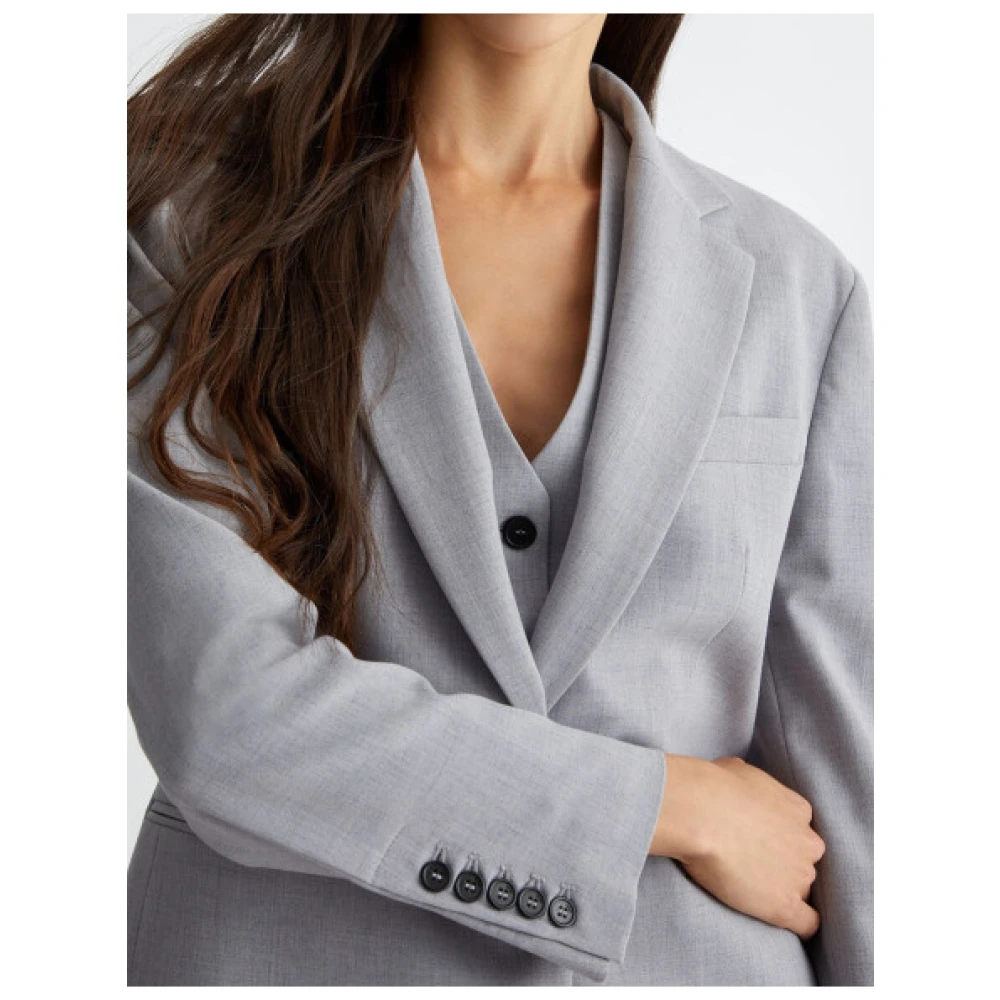 Liu Jo Chique Blazer in Viscosemix Gray Dames