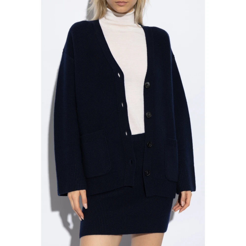Lisa Yang Cardigan Kellie Blue Dames